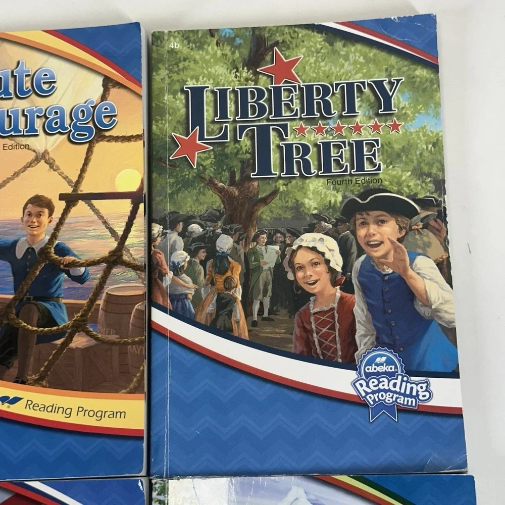 A Beka Reading Program 4TH GRADE Lot of 4 books ABEKA READING English Homeschool